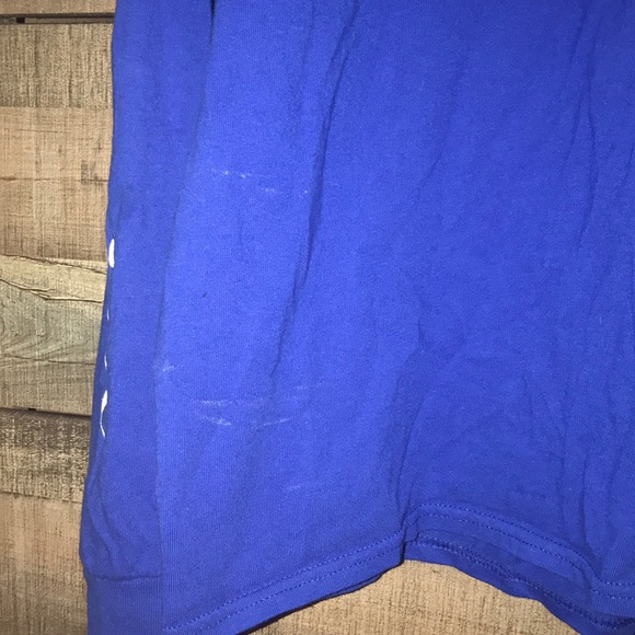 Champion Blue Long Sleeve - Logo w/ Sleeve Text - Picture 7 of 7